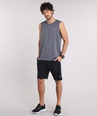 Bermuda-Masculina-Esportiva-de-Treino-Ace-com-Recorte-em-Tela-Preta-9258380-Preto_3