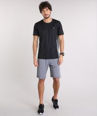 Bermuda-Masculina-Esportiva-de-Treino-Ace-com-Recorte-em-Tela-Cinza-Mescla-9258380-Cinza_Mescla_3