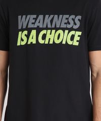 Camiseta-Masculina-Esportiva-Ace--Weakness-is-a-Choice--Manga-Curta-Gola-Careca-Preta-9190239-Preto_4