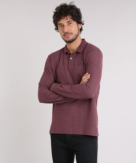 Polo-Masculina-em-Piquet-Manga-Longa-Vinho-9209744-Vinho_1