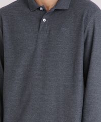 Polo-Masculina-em-Piquet-Manga-Longa-Cinza-Mescla-Escuro-9209744-Cinza_Mescla_Escuro_4