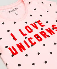 Blusa-Infantil--I-Love-Unicorns--Estampada-de-Coracoes-Manga-Curta-Decote-Redondo-Rosa-9220298-Rosa_3