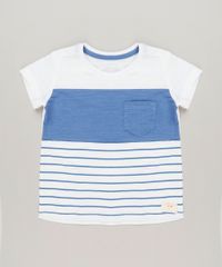 Camiseta-Infantil-com-Listras-e-Bolso-Manga-Curta-Gola-Careca-Off-White-9224566-Off_White_1