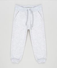 Calca-Infantil-em-Moletom-Basica-em-Algodao---Sustentavel-Cinza-Claro-8612929-Cinza_Claro_1