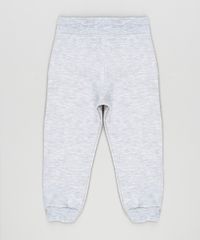 Calca-Infantil-em-Moletom-Basica-em-Algodao---Sustentavel-Cinza-Claro-8612929-Cinza_Claro_2