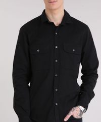 Camisa-Masculina-com-Capuz-Removivel-em-Moletom-Manga-Longa-Preta-9216367-Preto_4