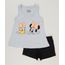 Conjunto-Infantil-Minnie-e-Margarida-de-Regata-Cinza-Mescla---Short-em-Moletom-Preto-9230522-Preto_1