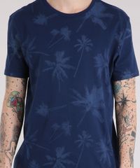 Camiseta-Masculina-Estampada-de-Coqueiros-Manga-Curta-Gola-Careca-Azul-Marinho-9210278-Azul_Marinho_4