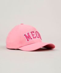 Bone-Infantil--Meow--Aba-Curva-Rosa-9130416-Rosa_2