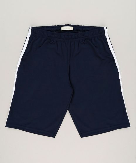 Bermuda-Infantil-Esportiva-com-Faixas-Laterais-Azul-Marinho-9156592-Azul_Marinho_1