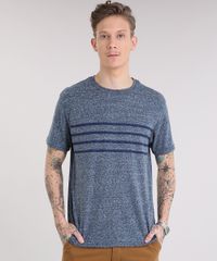 Camiseta-Masculina-Mescla-com-Listras-Manga-Curta-Gola-Careca-Azul-9228396-Azul_1