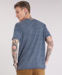 Camiseta-Masculina-Mescla-com-Listras-Manga-Curta-Gola-Careca-Azul-9228396-Azul_2