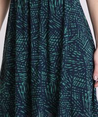Vestido-Feminino-Estampado-de-Folhagem-Curto-Manga-Curta-Decote-Redondo-Verde-9229949-Verde_4