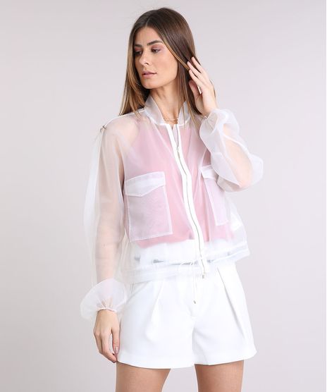 Jaqueta-Feminina-de-Organza-com-Bolsos-Branca-9195643-Branco_1