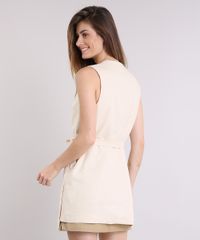 Colete-Feminino-Longo-em-Linho-com-Bolsos-e-Faixa-Bege-9088952-Bege_2