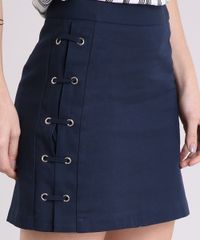 Saia-Feminina-com-Lace-Up-e-Recortes-Azul-Marinho-9086195-Azul_Marinho_4 Saia-Feminina-com-Lace-Up-e-Recortes-Azul-Marinho-9086195-Azul_Marinho_4