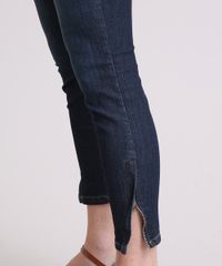 Calca-Jeans-Feminina-Cigarrete-com-Bolsos-Cintura-Alta--Azul-Escuro-9217841-Azul_Escuro_4