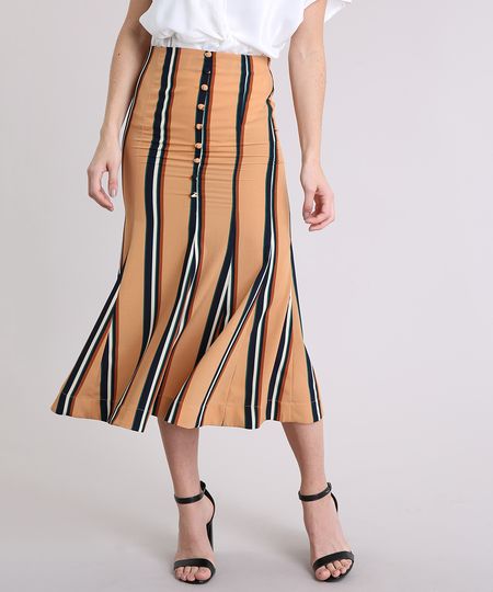 Saia-Midi-Feminina-Listrada-com-Botoes-Bege-Escuro-9089509-Bege_Escuro_1 Saia-Midi-Feminina-Listrada-com-Botoes-Bege-Escuro-9089509-Bege_Escuro_1