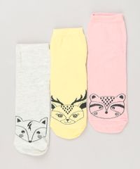 Kit-de-3-Meias-Femininas-Cano-Medio-Bichos-Multicor-9217590-Multicor_5