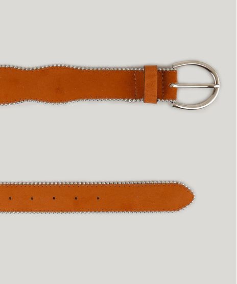 Cinto-Feminino-com-Tachas-em-Suede-Caramelo-9255670-Caramelo_1