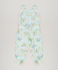 Macacao-Infantil-Estampado-de-Folhagens-Sem-Manga-Decote-Redondo-Verde-Claro-9236785-Verde_Claro_2