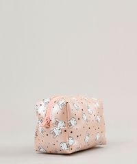 Necessaire-Feminina-Metalizada-Estampada-de-Coelhos-Rose-9236882-Rose_2