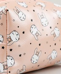 Necessaire-Feminina-Metalizada-Estampada-de-Coelhos-Rose-9236882-Rose_3
