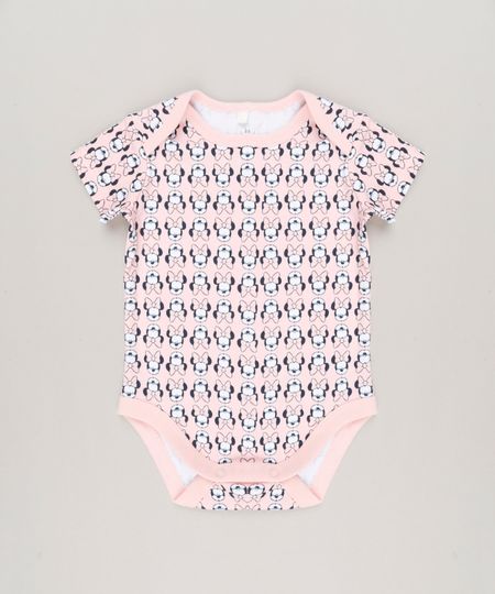 Body-Infantil-Estampado-da-Minnie-Manga-Curta-Decote-Redondo-em-Algodao---Sustentavel-Rose-9124356-Rose_1