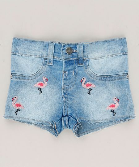 Short-Jeans-Infantil-com-Bordado-de-Flamingos-Azul-Claro-9218159-Azul_Claro_1 Short-Jeans-Infantil-com-Bordado-de-Flamingos-Azul-Claro-9218159-Azul_Claro_1