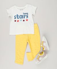 Calca-Infantil-com-Laise-em-Algodao---Sustentavel-Amarela-9112666-Amarelo_3