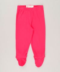 Calca-Infantil-Basica-com-Pezinho-em-Algodao---Sustentavel-Rosa-Escuro-9124812-Rosa_Escuro_1