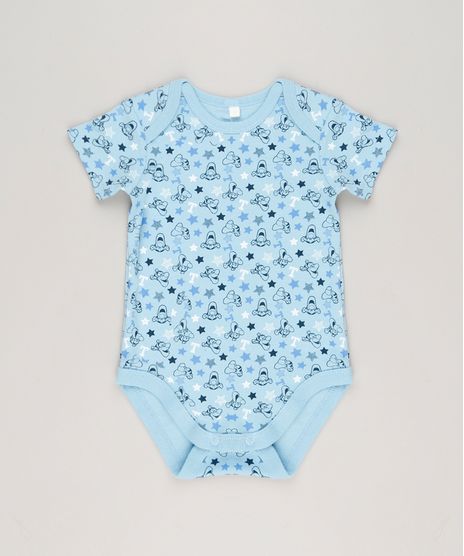 Body-Infantil-Estampado-do-Tigrao-Manga-Curta-Gola-Careca-em-Algodao---Sustentavel-Azul-Claro-9124813-Azul_Claro_1