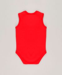 Body-Infantil-Mickey-Sem-Manga-Gola-Careca-em-Algodao---Sustentavel-Vermelho-9124814-Vermelho_2