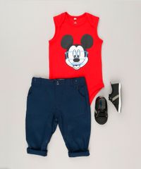 Body-Infantil-Mickey-Sem-Manga-Gola-Careca-em-Algodao---Sustentavel-Vermelho-9124814-Vermelho_3