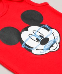 Body-Infantil-Mickey-Sem-Manga-Gola-Careca-em-Algodao---Sustentavel-Vermelho-9124814-Vermelho_4