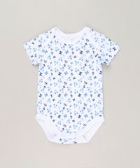 Body-Infantil-Estampado-do-Mickey-Manga-Curta-Gola-Careca-em-Algodao---Sustentavel-Branco-9124809-Branco_1