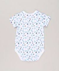 Body-Infantil-Estampado-do-Mickey-Manga-Curta-Gola-Careca-em-Algodao---Sustentavel-Branco-9124809-Branco_2