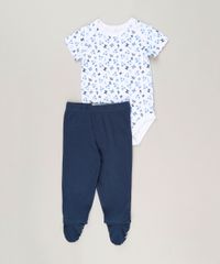 Body-Infantil-Estampado-do-Mickey-Manga-Curta-Gola-Careca-em-Algodao---Sustentavel-Branco-9124809-Branco_3