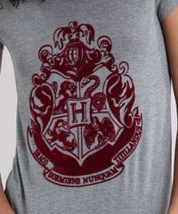 Blusa-Feminina-Harry-Potter-Mullet-Manga-Curta-Decote-Redondo-Cinza-Mescla-Escuro-9251677-Cinza_Mescla_Escuro_4