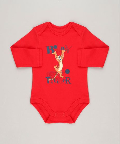 Body-Infantil-Tigrao-Manga-Longa-Gola-Careca-em-Algodao---Sustentavel-Vermelho-9124375-Vermelho_1