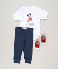 Body-Infantil-Mickey--Sleep-Time--Manga-Longa-Gola-Careca-em-Algodao---Sustentavel-Branco-9124365-Branco_3
