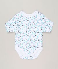 Body-Infantil-Estampado-do-Mickey-Manga-Longa-Gola-Careca-em-Algodao---Sustentavel-Branco-9124377-Branco_1