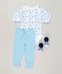 Body-Infantil-Estampado-do-Mickey-Manga-Longa-Gola-Careca-em-Algodao---Sustentavel-Branco-9124377-Branco_3