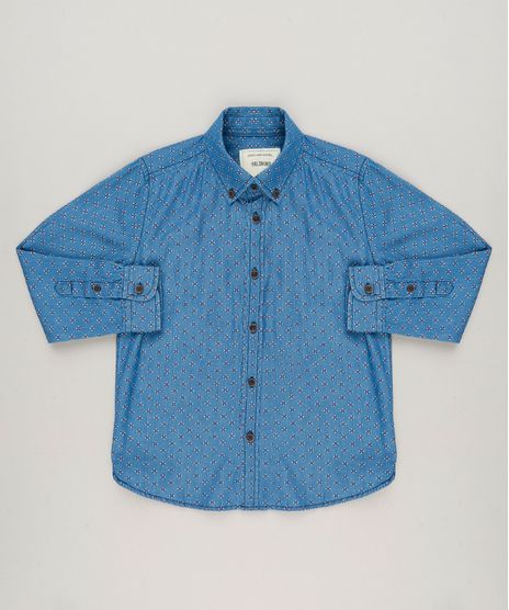 Camisa-Jeans-Infantil-Estampada-Manga-Longa-Azul-Medio-9161143-Azul_Medio_1