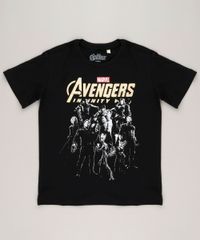 Camiseta-Infantil-Os-Vingadores-Manga-Curta-Gola-Careca-em-Algodao---Sustentavel-Preta-9265131-Preto_1