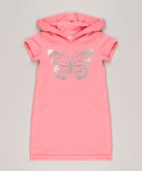 Vestido-Infantil-com-Capuz-Borboleta-em-Moletom-Manga-Curta-Rosa-9232114-Rosa_1