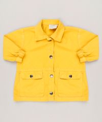 Jaqueta-Infantil-com-Bolsos-Amarela-9228375-Amarelo_1