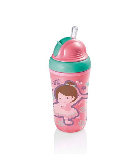 Copo Térmico com Canudo de Silicone Cool Rosa 24M+ Multikids Baby - BB035 Menor preço em Copo Térmico com Canudo de Silicone Cool Rosa 24M+ Multikids Baby - BB035