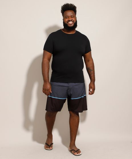 bermuda praia plus size masculina