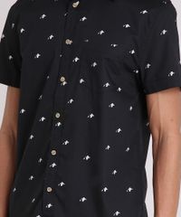 Camisa-Masculina-Mini-Print-Caveira-com-Bolso-Manga-Curta-Preta-9079742-Preto_4
